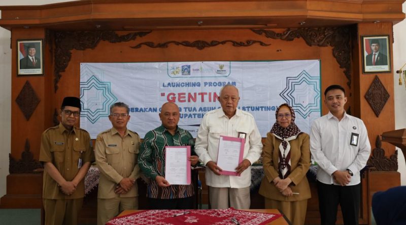 mou program genting bersama pemkab dan bank sleman