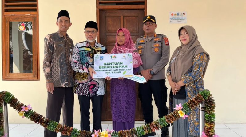 peresmian rehab RTLH dalam rangka hut 110 kabupaten sleman