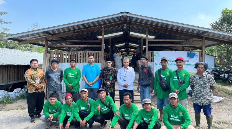 monev balai ternak lumbung berkah tempel oleh BAZNAS RI